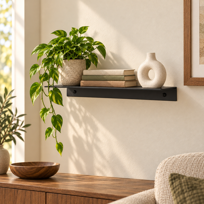 Slim Aluminum Wall Shelf