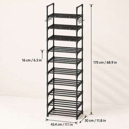 Bathroom storage rack product dimensions