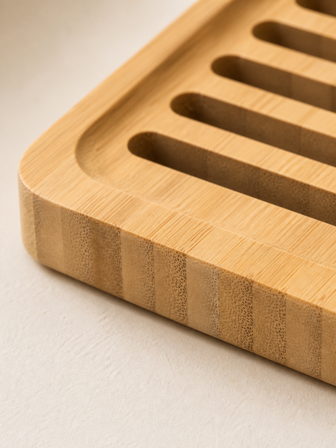 Bamboo Slatted Soap Dish