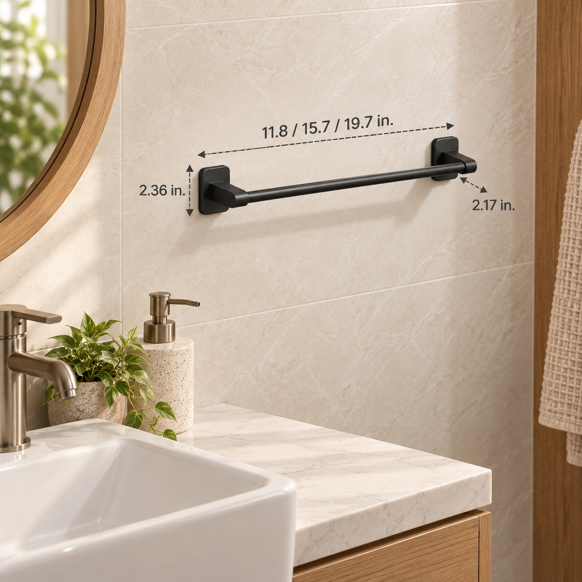 Adhesive Towel Bar