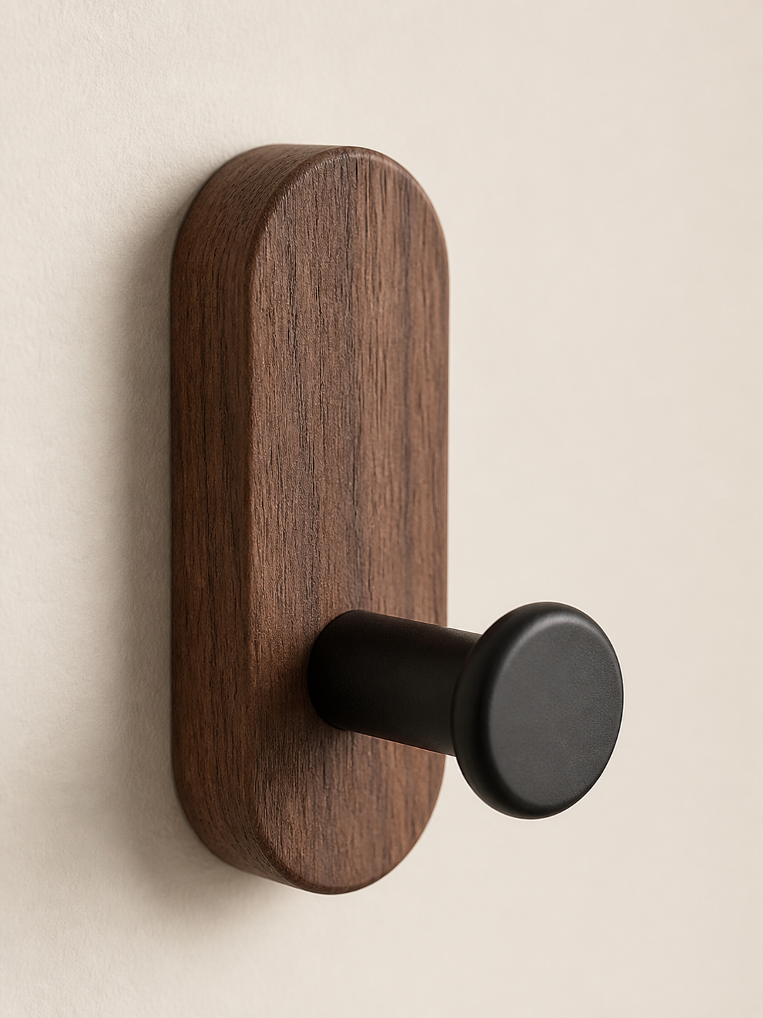 Walnut Hooks (Set of 4)