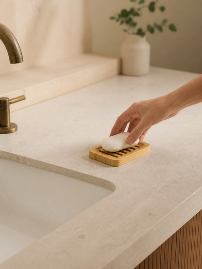 Bamboo Slatted Soap Dish