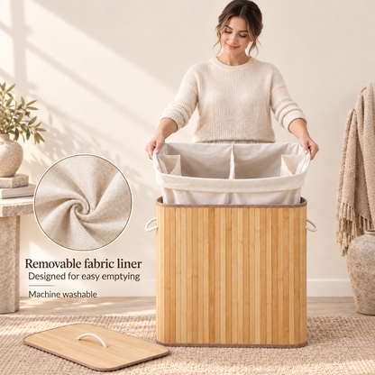 Bamboo Laundry Hamper