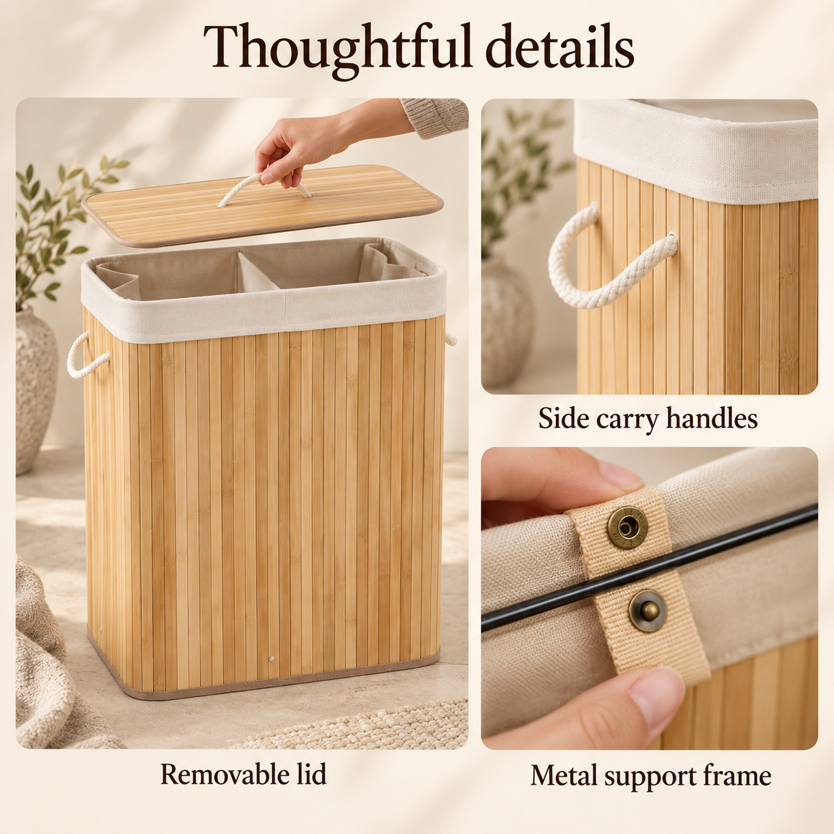Bamboo Laundry Hamper