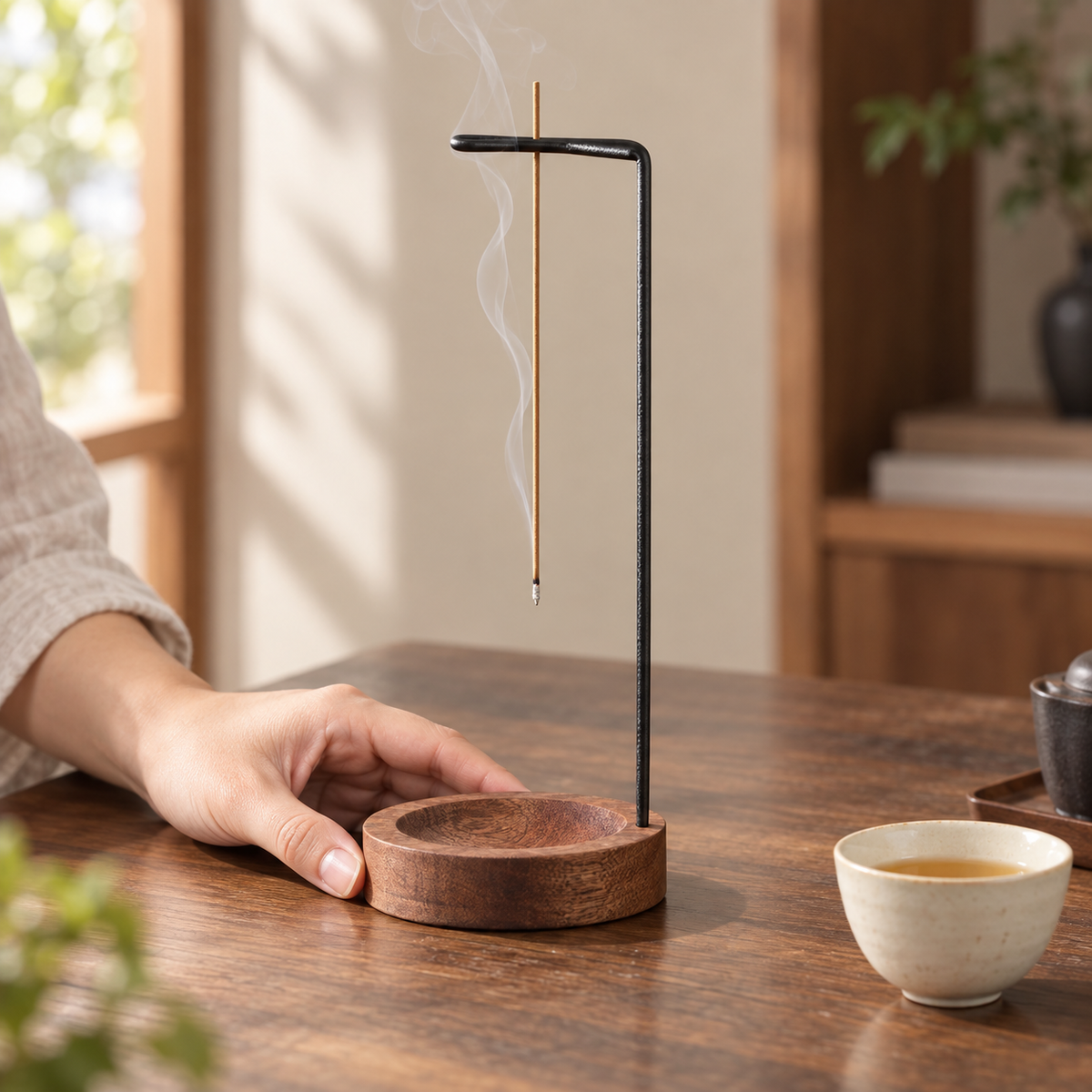 Suspended Incense Holder — lifestyle in use