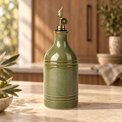 Ribbed Ceramic Oil Dispenser — hero