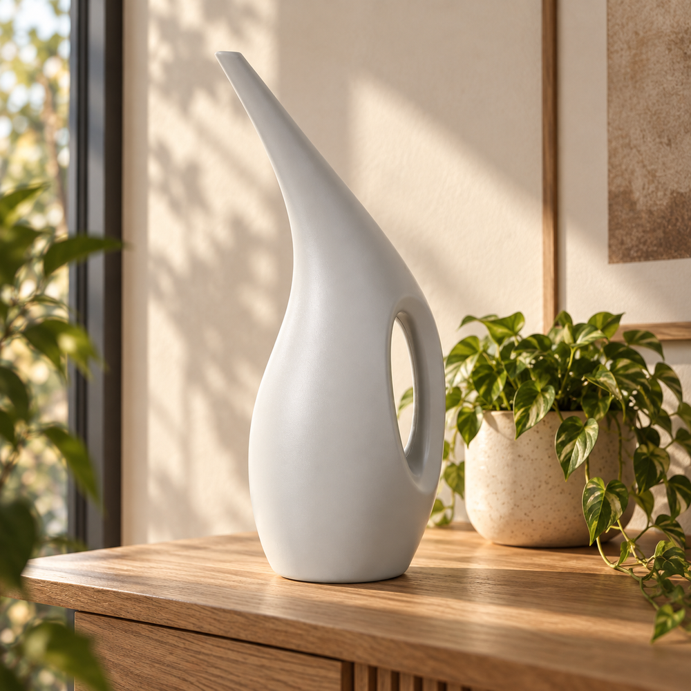 Curved-Spout Watering Can — lifestyle hero
