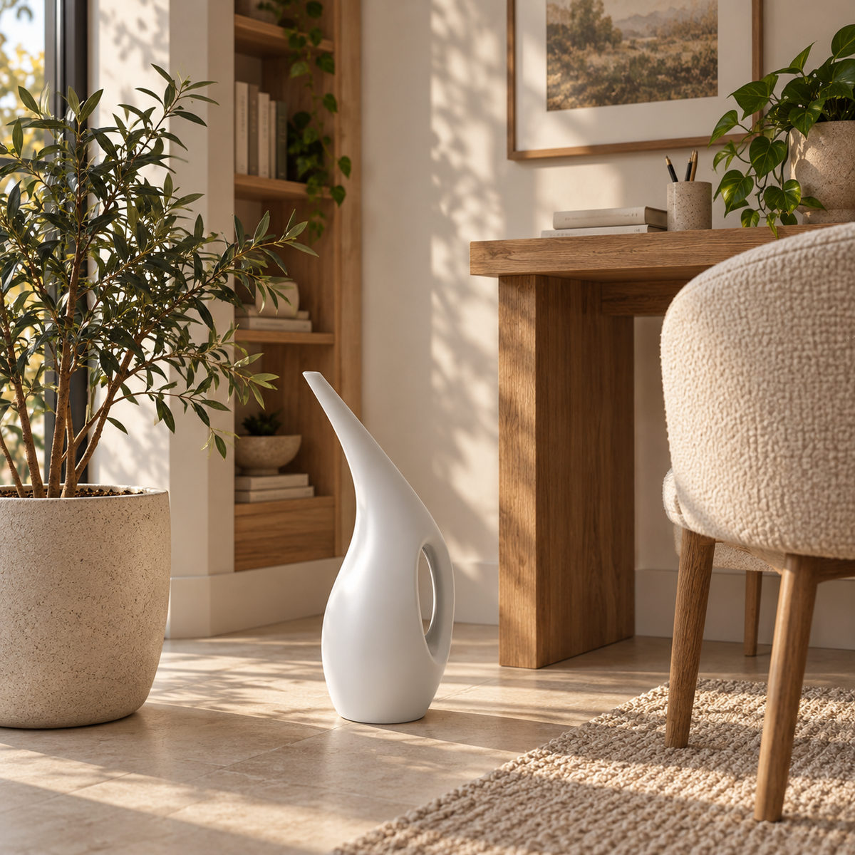 Curved-Spout Watering Can — lifestyle ambient
