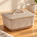 Speckled Ceramic Butter Dish — variant b