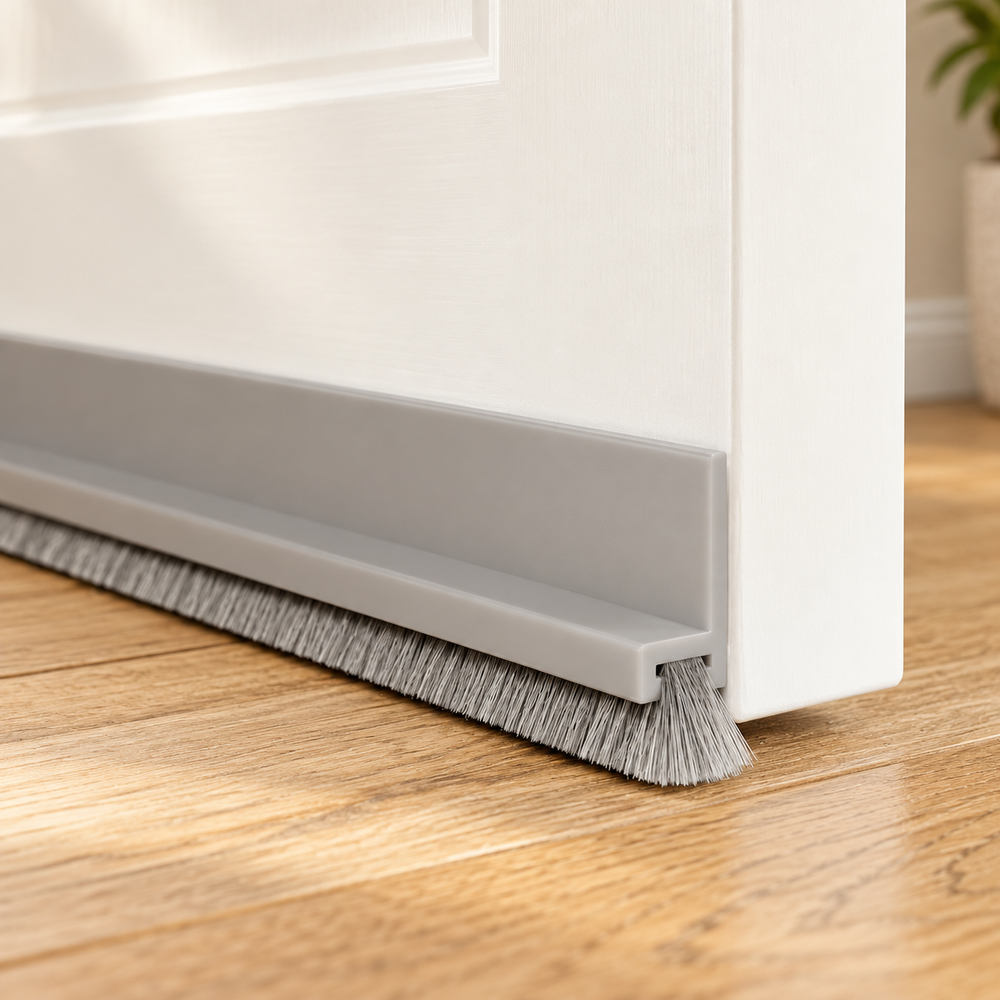 Brush Door Draft Stopper — hero lifestyle