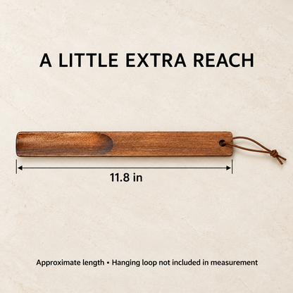 Wooden Shoe Horn — dimensions
